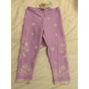 Angela Frost Purple Crystal Leggings NWT